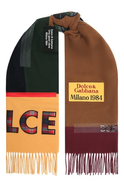 Шерстяной шарф DOLCE & GABBANA, арт. GQ290Z/GET92, фото 1