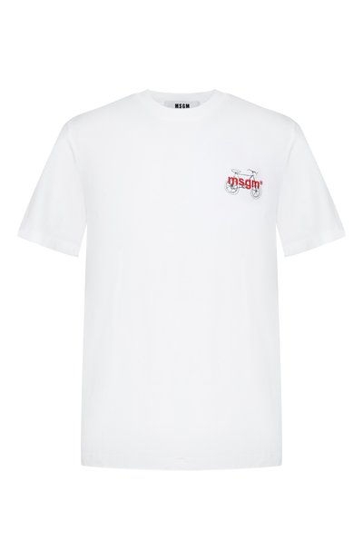 Мужская хлопковая футболка MSGM, арт. 4040MM118D/267002
