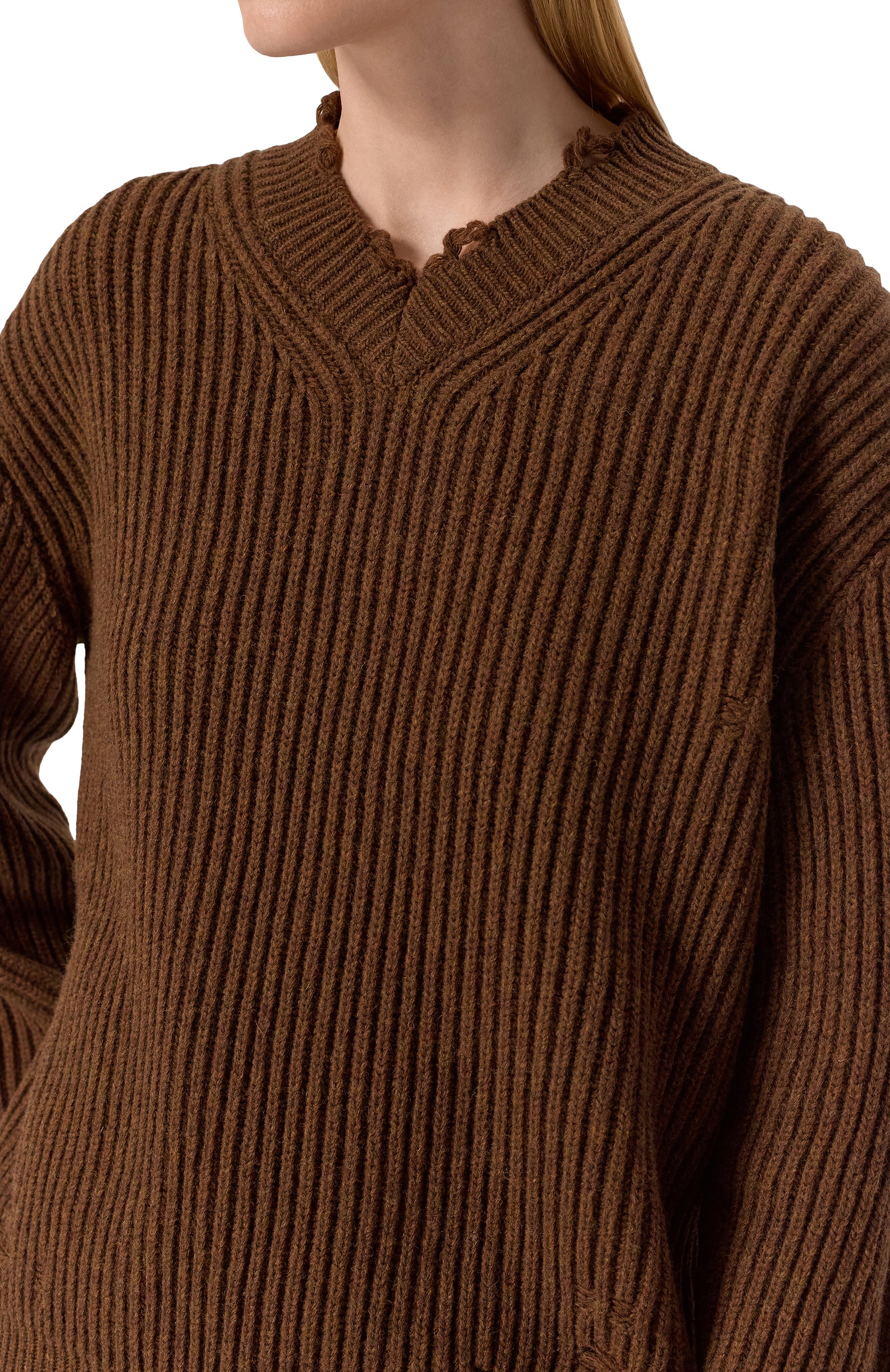 Шерстяной свитер MM6, арт. S52HN0011/M13138, фото 5