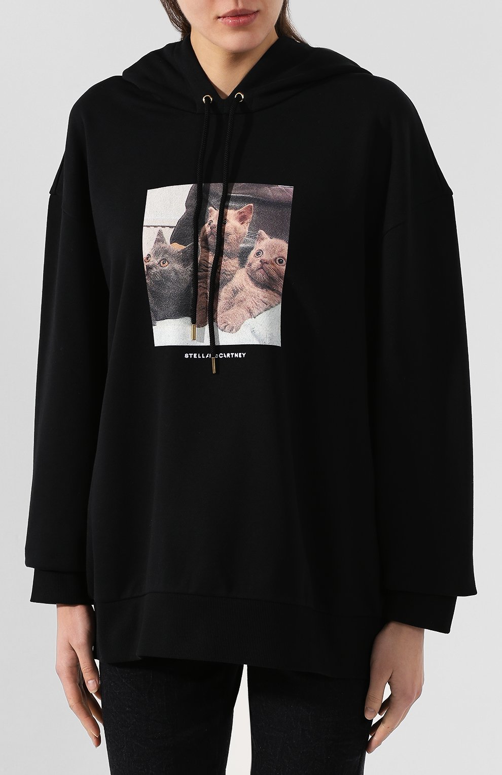 Хлопковое худи STELLA MCCARTNEY, арт. 579349/SMW84, фото 3