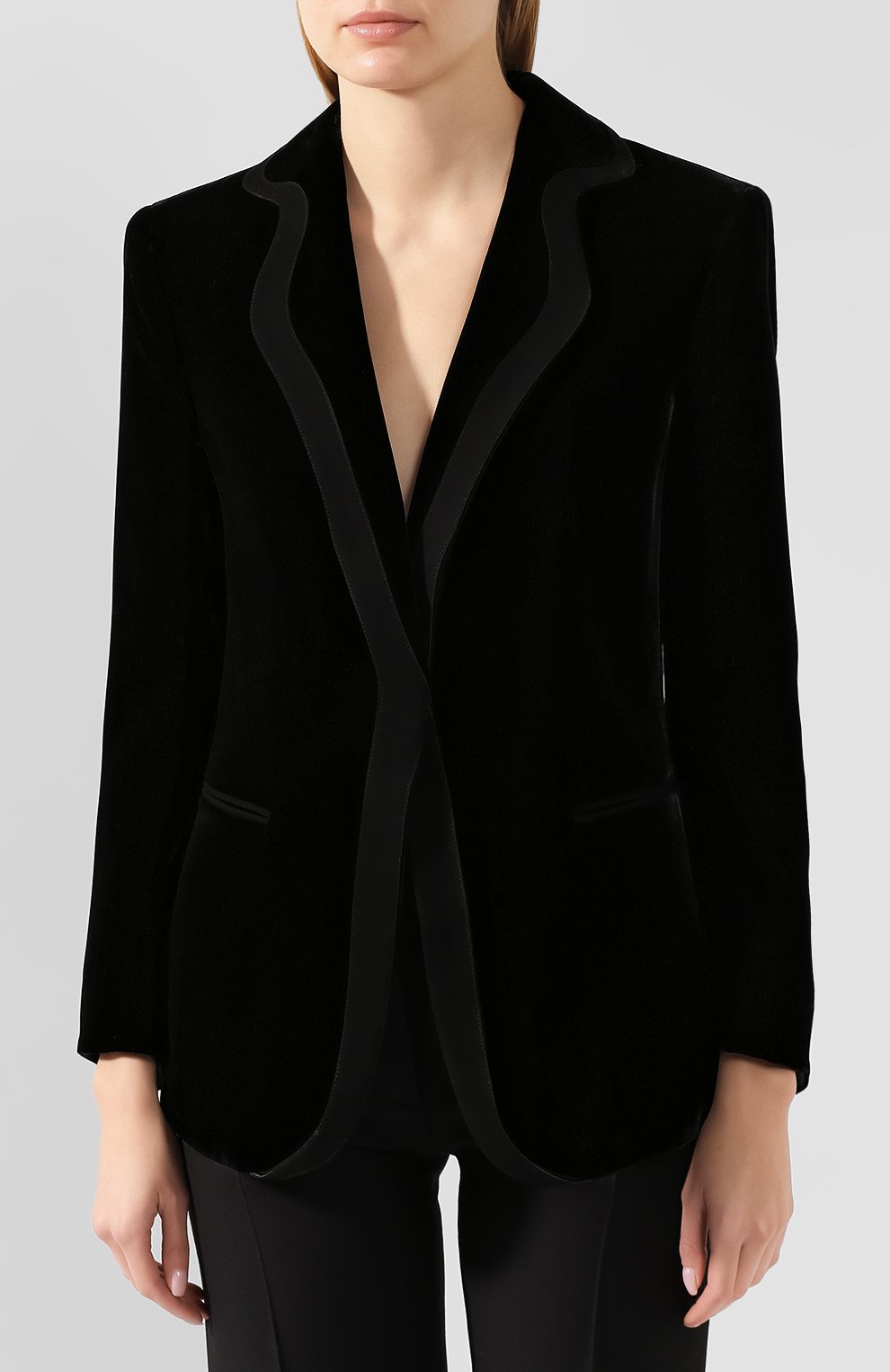 Жакет из смеси вискозы и шелка GIORGIO ARMANI, арт. 9WHGG0CL/T0024, фото 3