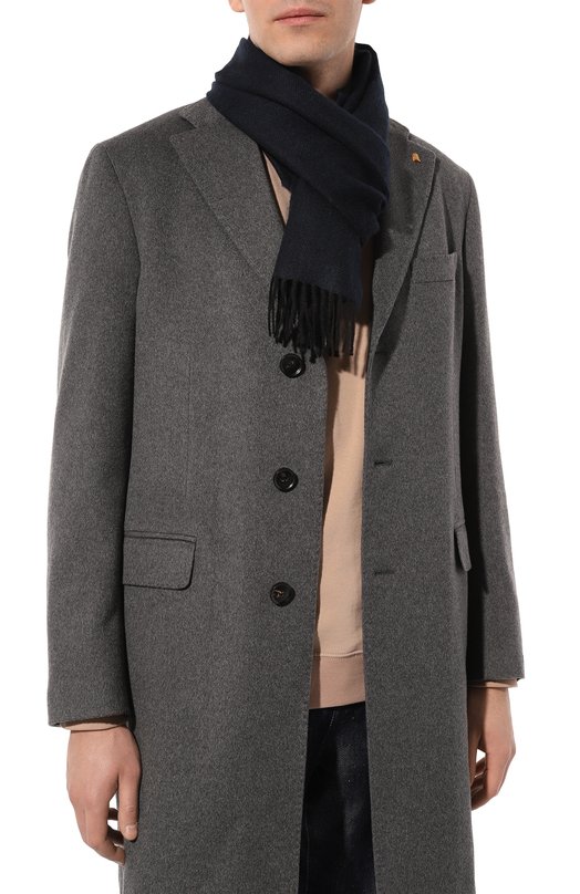 Кашемировый шарф Andrea Campagna 632298 Синий  632298 Фото 3