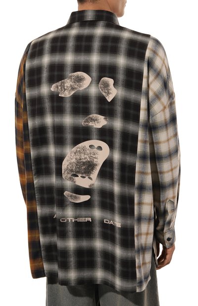 Хлопковая рубашка AN OTHER DATE разноцветного цвета по цене 35000 руб., арт. F40DMASI093, фото 4 Хлопковая рубашка AN OTHER DATE, арт. F40DMASI093, фото 4