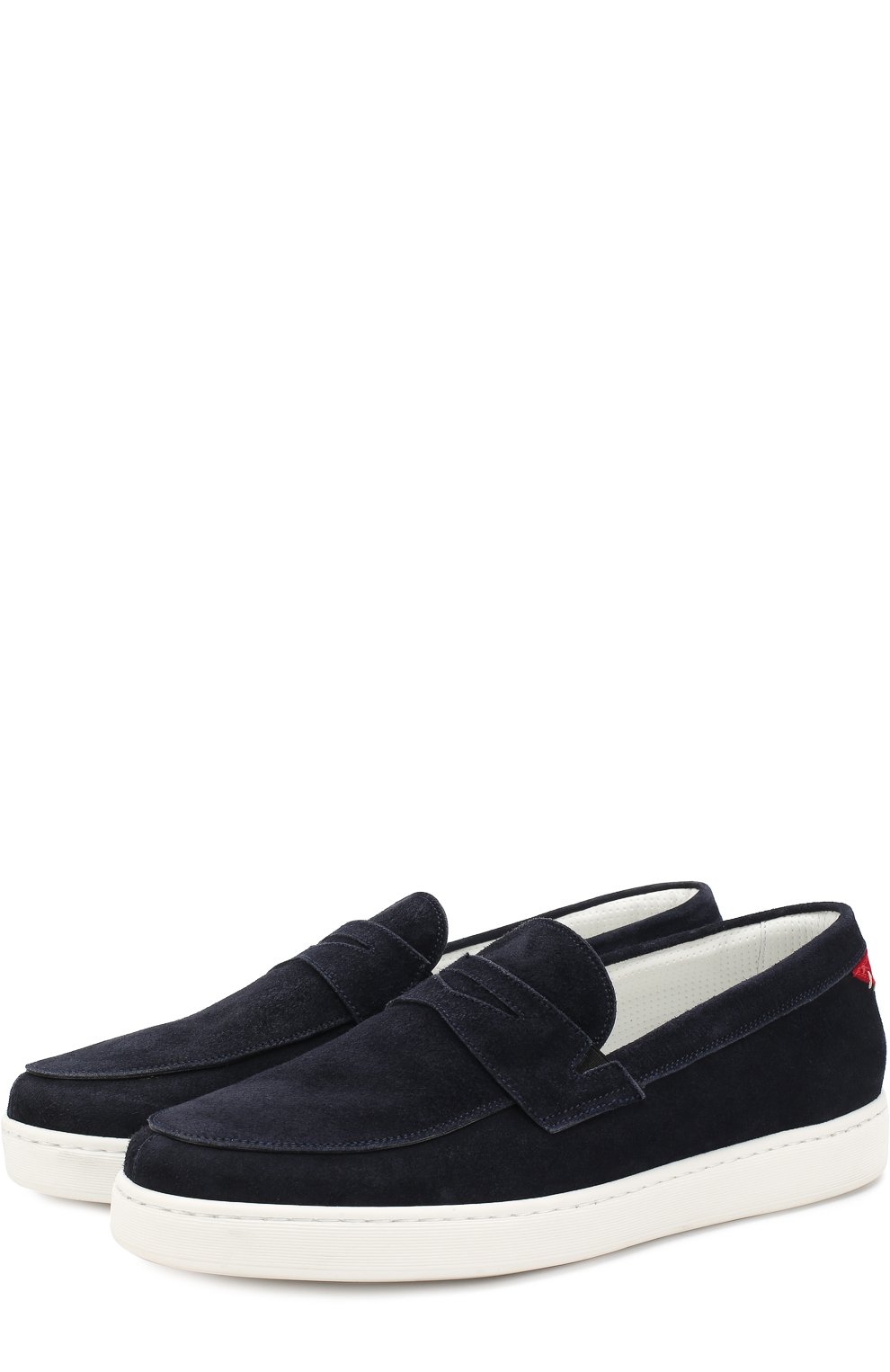 Замшевые пенни-лоферы KITON, арт. USSFI0CN0010412007, фото 1