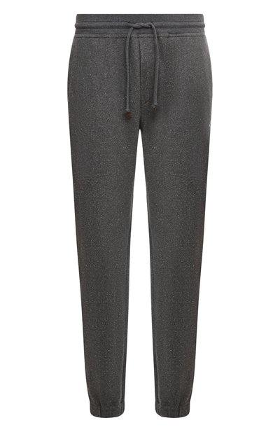 Мужские джоггеры из хлопка и шелка BRUNELLO CUCINELLI, арт. MTU22B2206