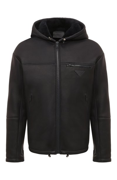 Мужская дубленка из овчины PRADA, арт. UPW286-1H44-F0008