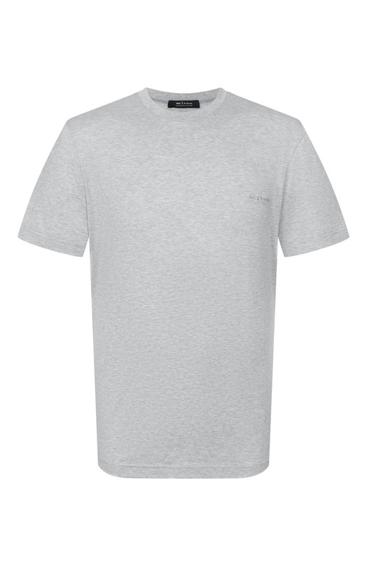 Хлопковая футболка Kiton UMM074509 Серый UMM074509