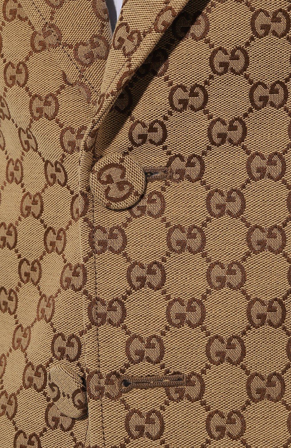 Хлопковый пиджак GUCCI, арт. 563510 ZKU09, фото 5