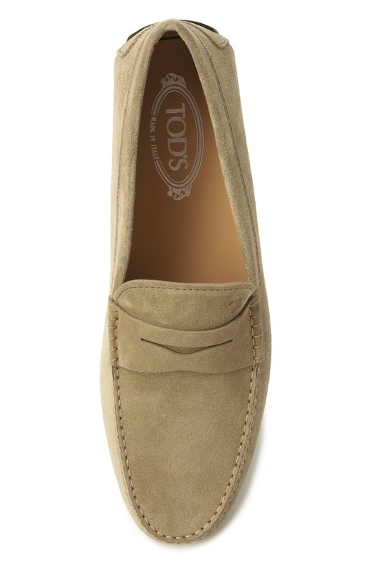 Замшевые мокасины City Gommino Tod’s XXM42C00640RE0 Бежевый  XXM42C00640RE0 Фото 6