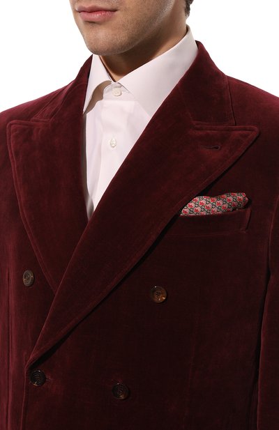 Шелковый платок GUCCI розового цвета по цене 22320 руб., арт. 676840 4G001, фото 2 Шелковый платок GUCCI, арт. 676840 4G001, фото 2