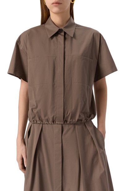 Хлопковая рубашка LORENA ANTONIAZZI, арт. P2556CA36A/4818, фото 3