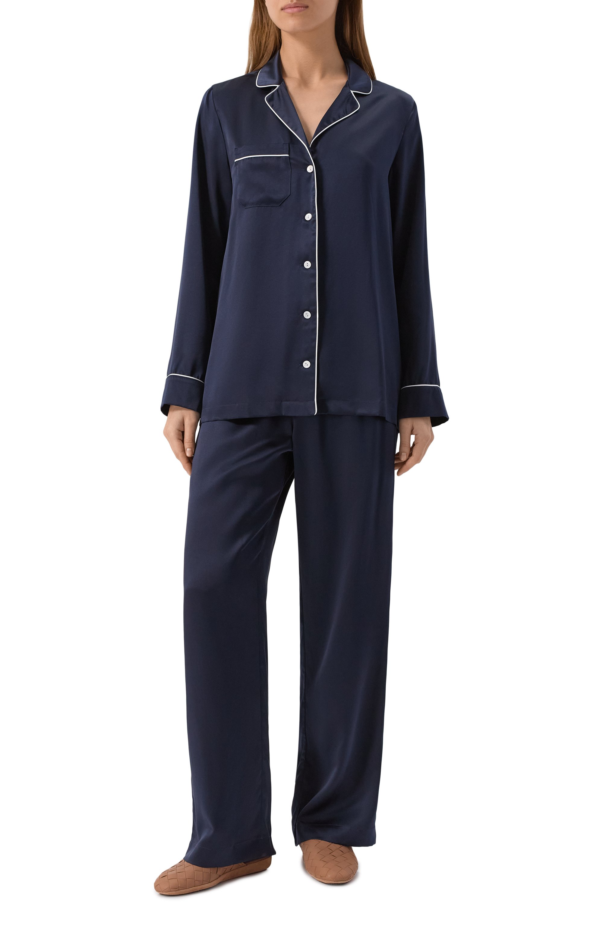 Шелковая пижама DEREK ROSE, арт. 2050-BAIL001, фото 2