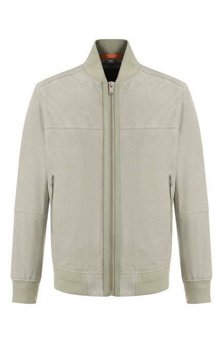 Мужской замшевый бомбер BOSS ORANGE, арт. 50543505