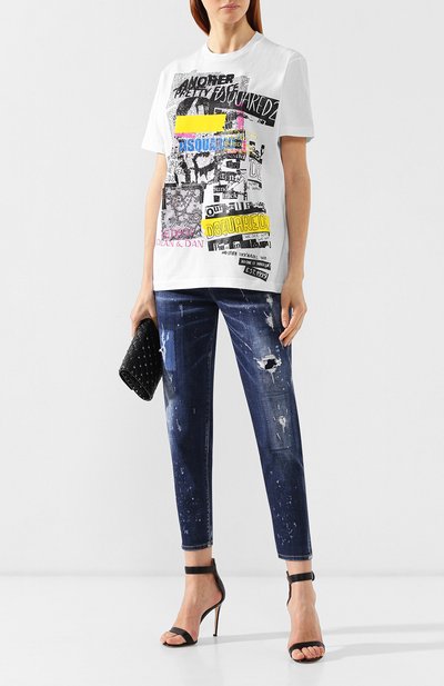 Хлопковая футболка DSQUARED2, арт. S75GC0999/S22427, фото 2
