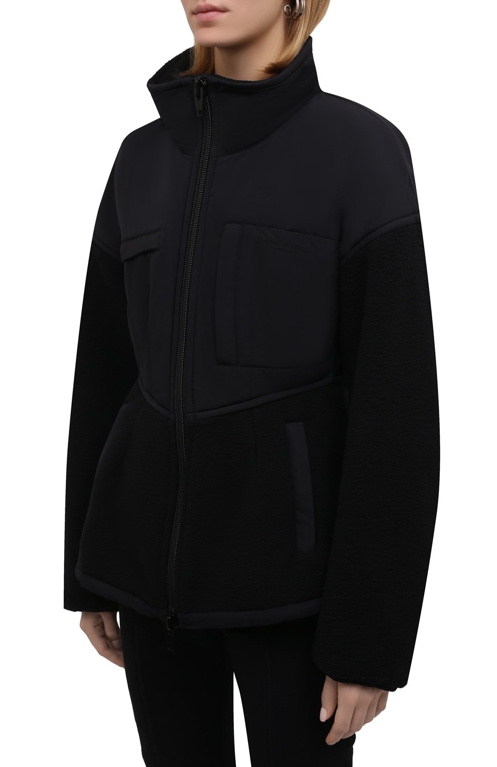 Утепленная куртка ALEXANDER WANG черного цвета по цене 78050 руб., арт. 1CC4212307, фото 3 Утепленная куртка ALEXANDER WANG, арт. 1CC4212307, фото 3