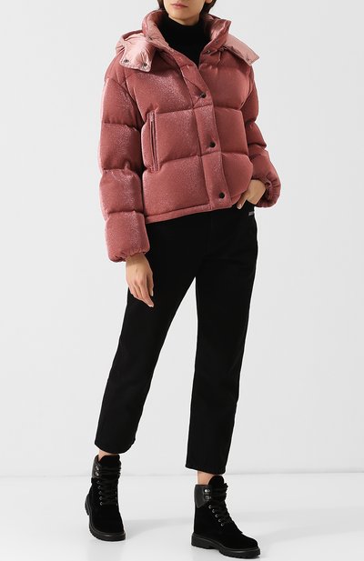 Стеганая куртка с капюшоном и металлизированной нитью MONCLER, арт. D2-093-45346-80-829DD, фото 2