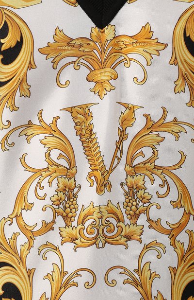 Пуловер из смеси шелка и хлопка VERSACE черного цвета по цене 127000 руб., арт. A85515/A233111, фото 5 Пуловер из смеси шелка и хлопка VERSACE, арт. A85515/A233111, фото 5