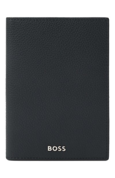 Мужской кожаная обложка для паспорта BOSS, арт. HBPU00006M