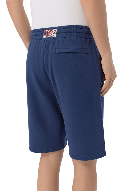 Хлопковые шорты MC2 Saint Barth RANL002-00874L/RANDLE Синий  RANL002-00874L/RANDLE Фото 4