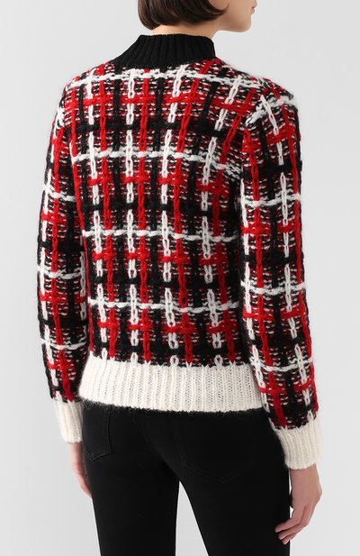 Шерстяной свитер AKIRA NAKA красного цвета по цене 62700 руб., арт. AW1954-REWH, фото 4 Шерстяной свитер AKIRA NAKA, арт. AW1954-REWH, фото 4