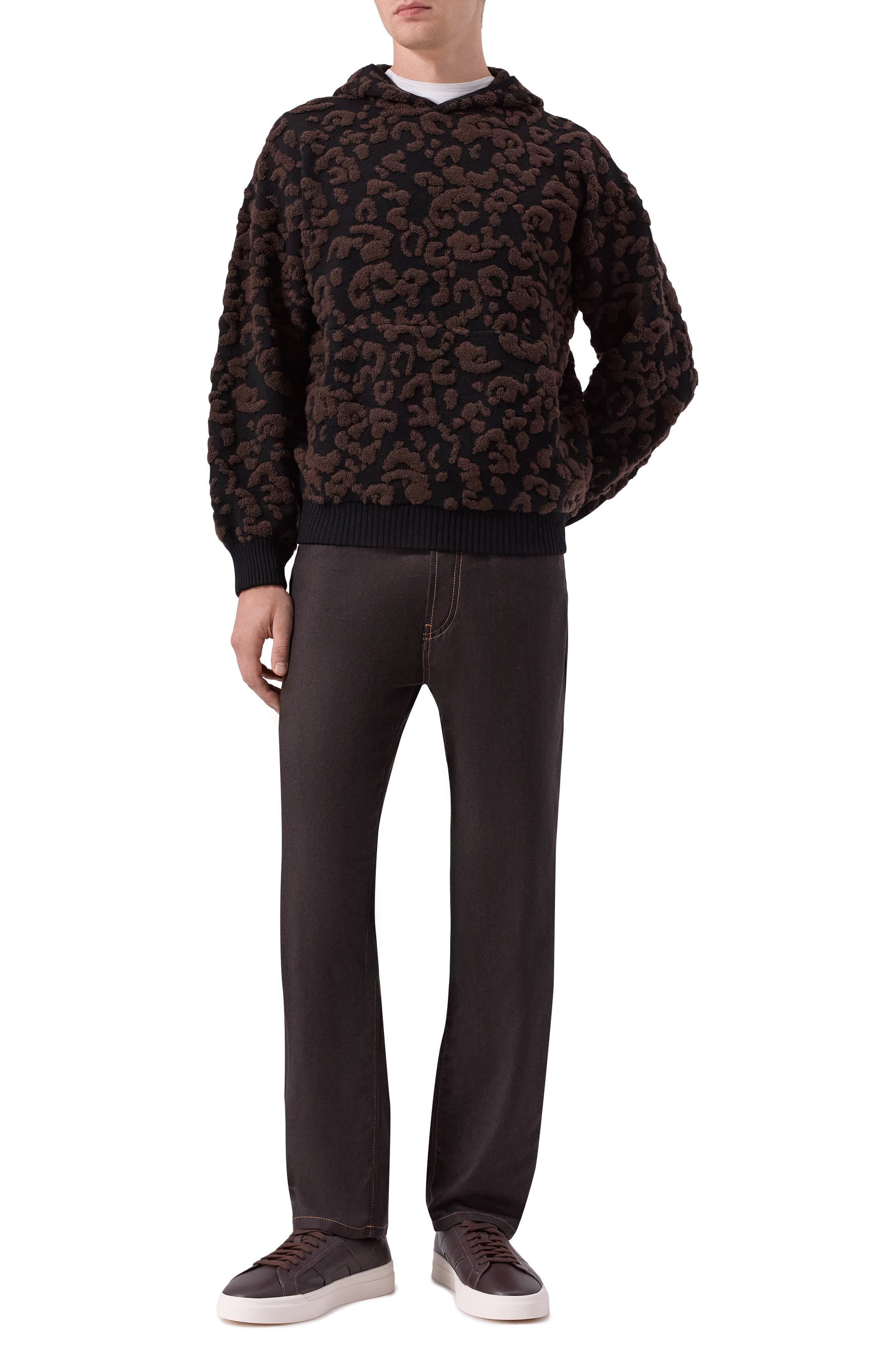 Шерстяное худи EMPORIO ARMANI, арт. EM003513/AF14195, фото 2