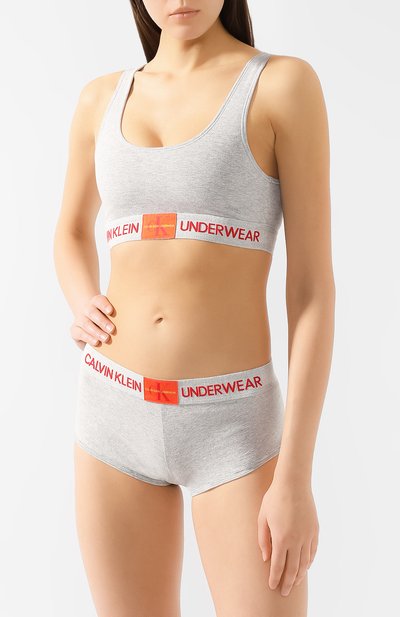 Хлопковые трусы-шорты CALVIN KLEIN, арт. QF4922E, фото 2