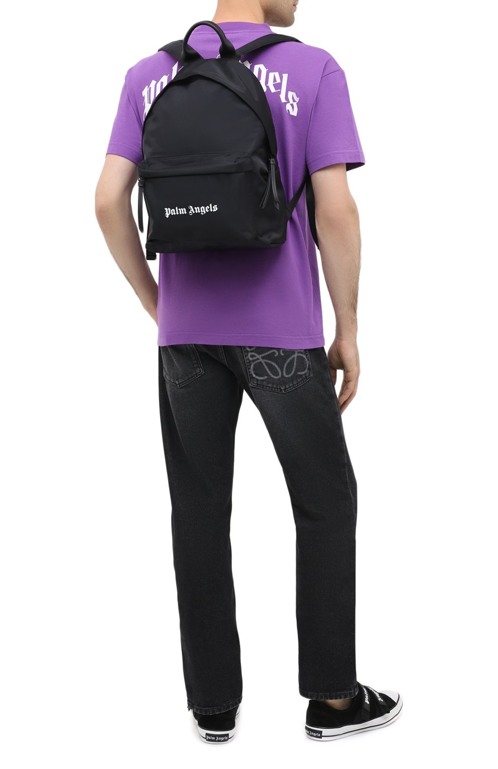 Текстильный рюкзак PALM ANGELS, арт. PMNB008F20FAB0011001, фото 2