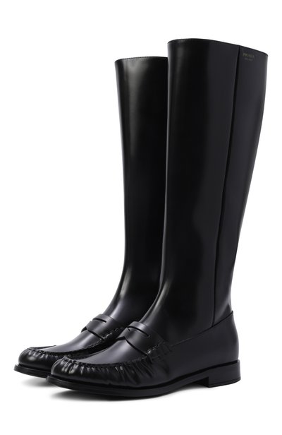 Женские кожаные сапоги PRADA, арт. 1W2010/P39
