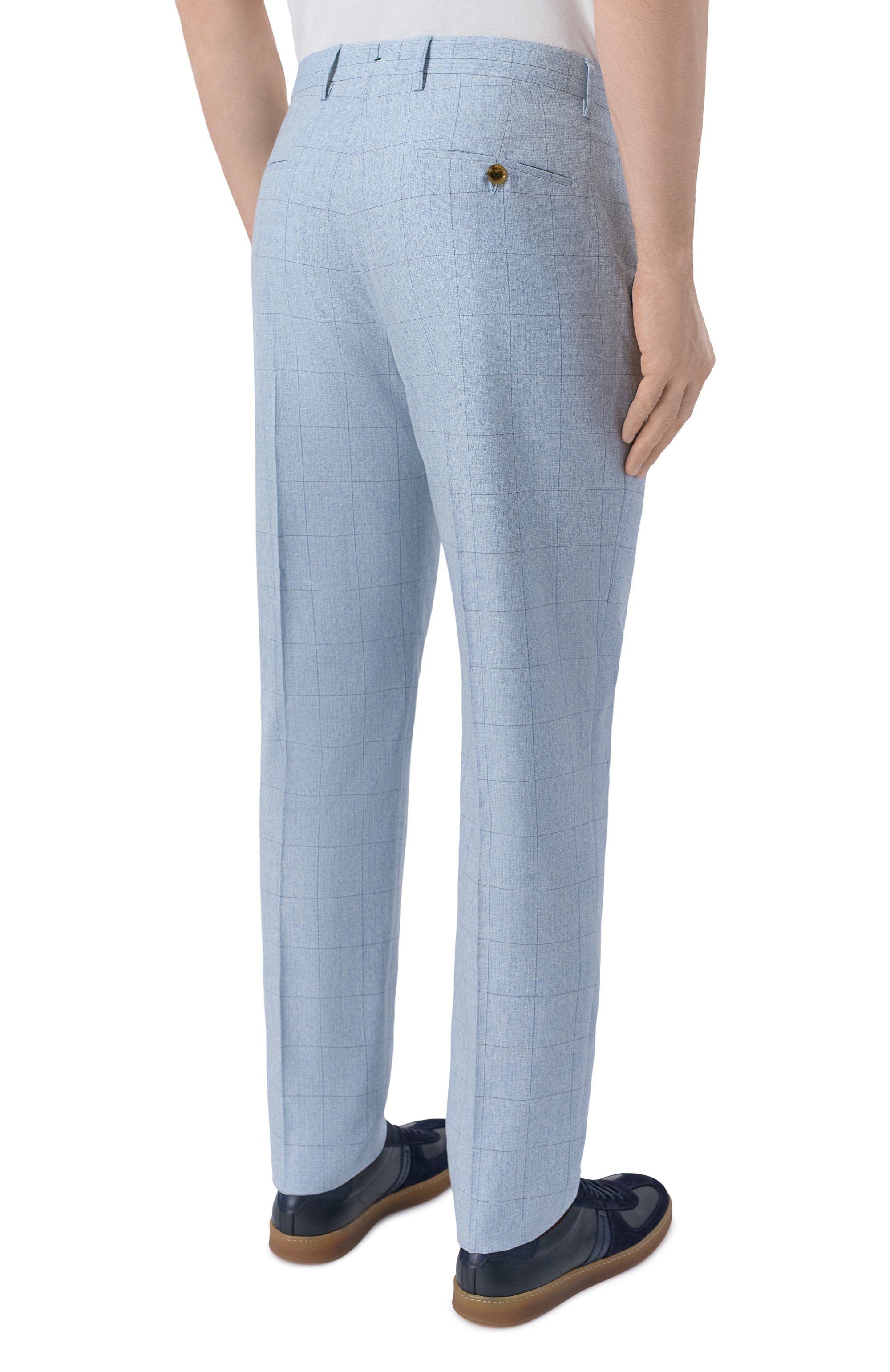 Брюки из шерсти и хлопка BERWICH, арт. VULCAN023/GB1868, фото 4