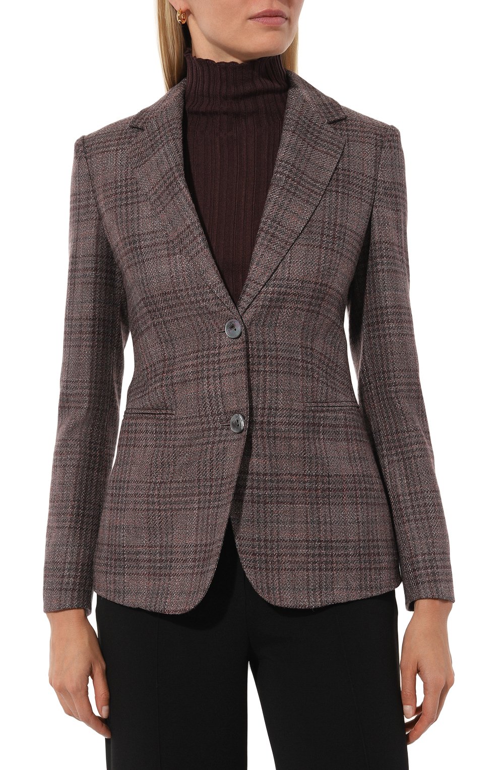 Жакет из шерсти и шелка AGNONA, арт. TX0805E/Q1039E, фото 3