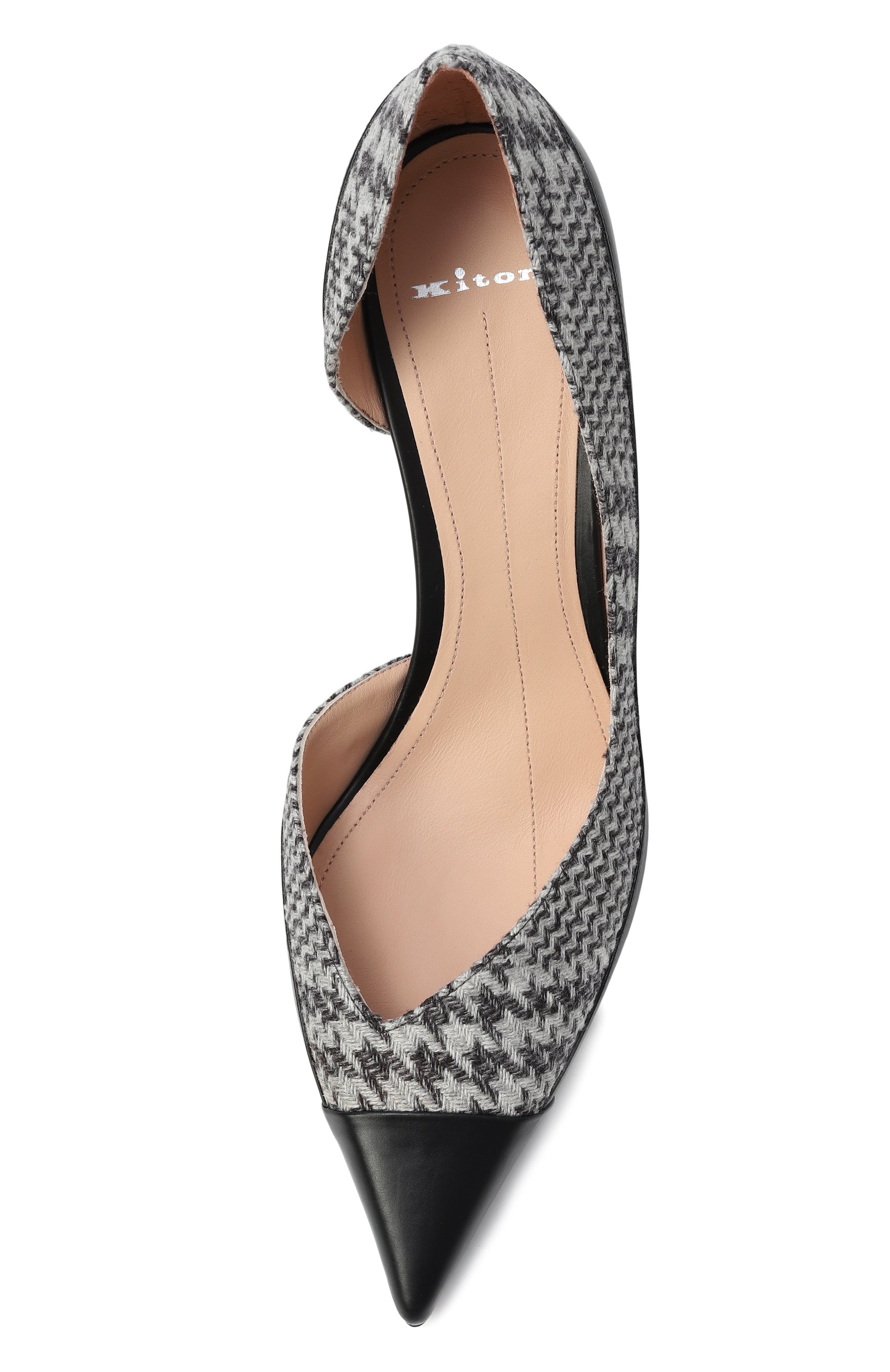 Комбинированные туфли KITON, арт. D58829K0522H01, фото 6