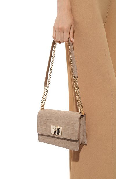 Сумка furla 1927 FURLA темно-бежевого цвета по цене 46000 руб., арт. BAFKACO/BX1845, фото 2 Сумка furla 1927 FURLA, арт. BAFKACO/BX1845, фото 2