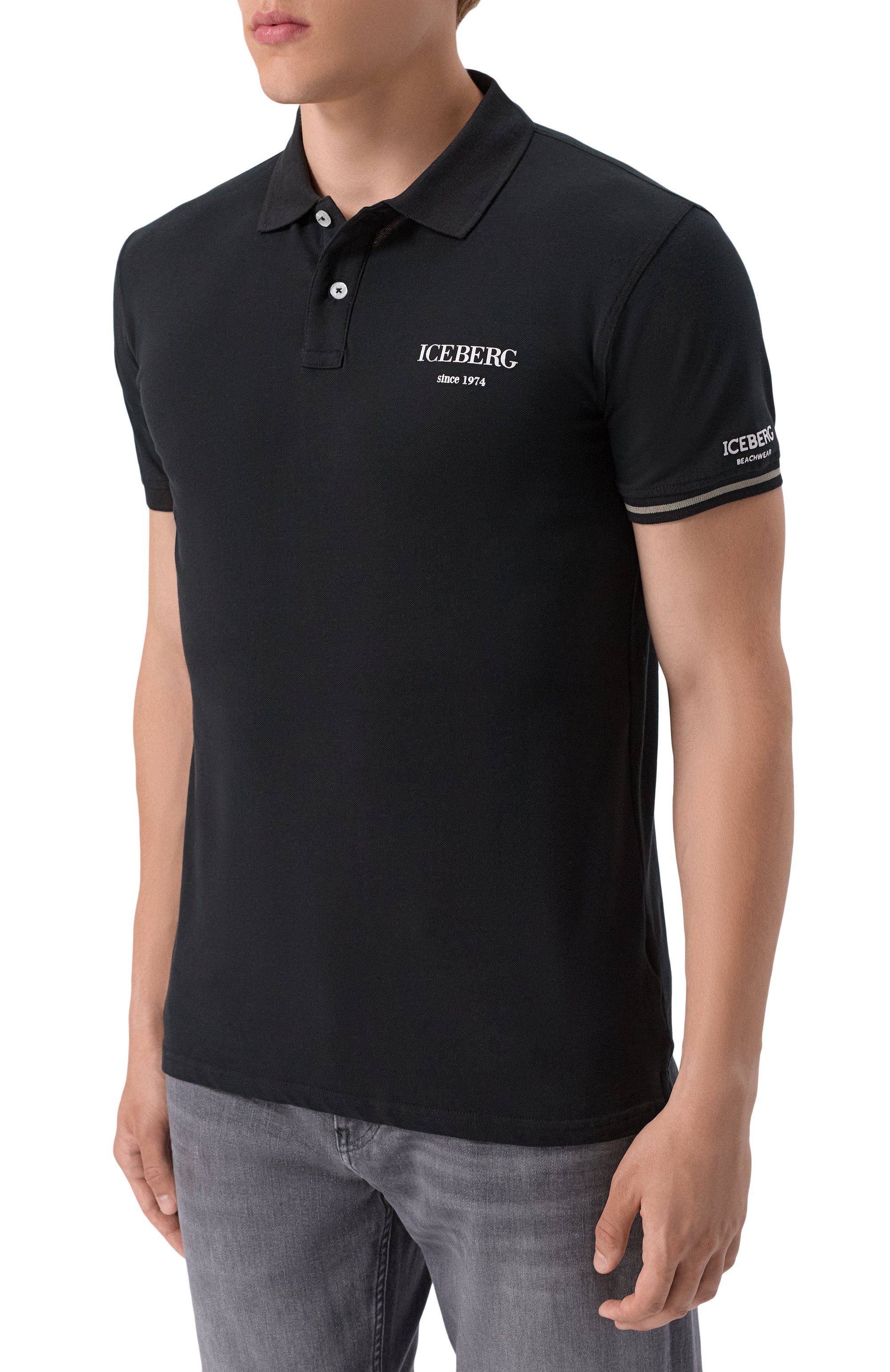 Хлопковое поло ICEBERG, арт. ICE25MPL01, фото 3