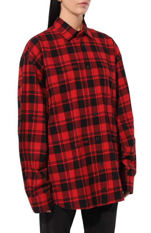 Хлопковая рубашка VETEMENTS 3