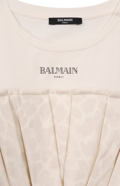 Хлопковое платье BALMAIN, арт. BY1C12, фото 3