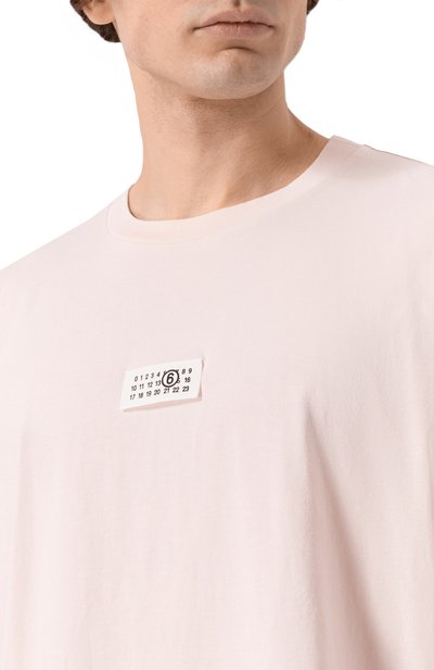 Хлопковая футболка MM6, арт. SH0GC0071/M20170_001, фото 5