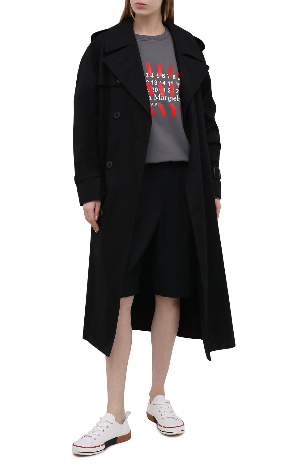 Хлопковый свитшот MAISON MARGIELA серого цвета по цене 53100 руб., арт. S29GU0081/S25503, фото 2 Хлопковый свитшот MAISON MARGIELA, арт. S29GU0081/S25503, фото 2