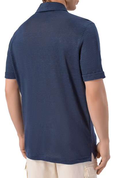 Льняное поло STEFANO RICCI, арт. K919510PCM/T26205, фото 4