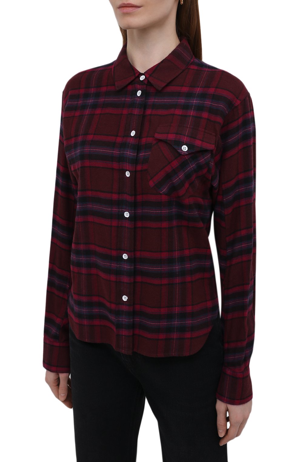 Рубашка из вискозы и хлопка RAG AND BONE, арт. WCW21HA005N905, фото 3