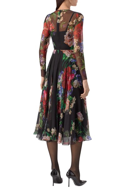 Шелковое платье DOLCE & GABBANA, арт. F6TUHT/IS1Y7, фото 4