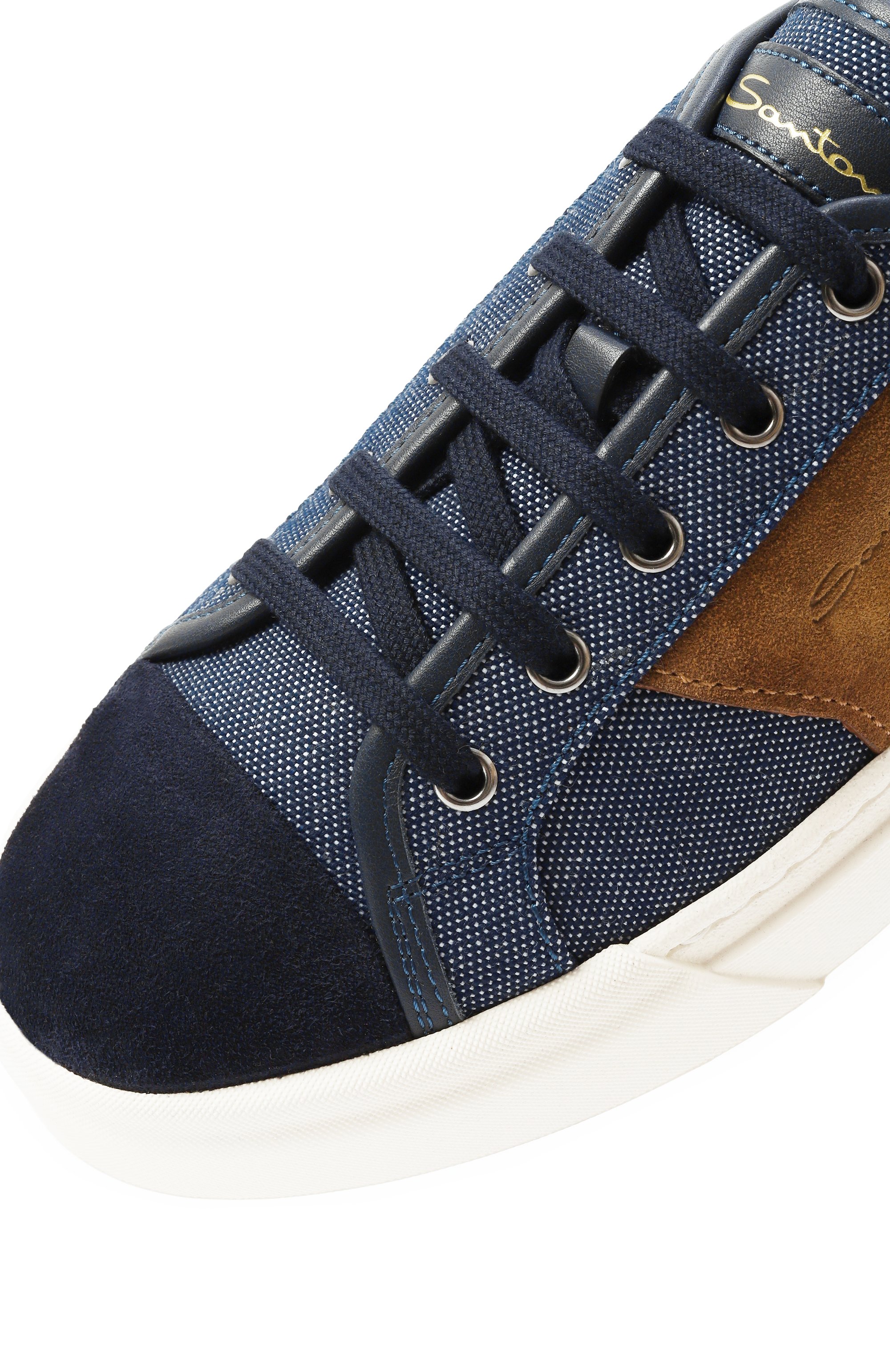 Комбинированные кеды gloria SANTONI, арт. MBGG22075PNNGNUE, фото 7