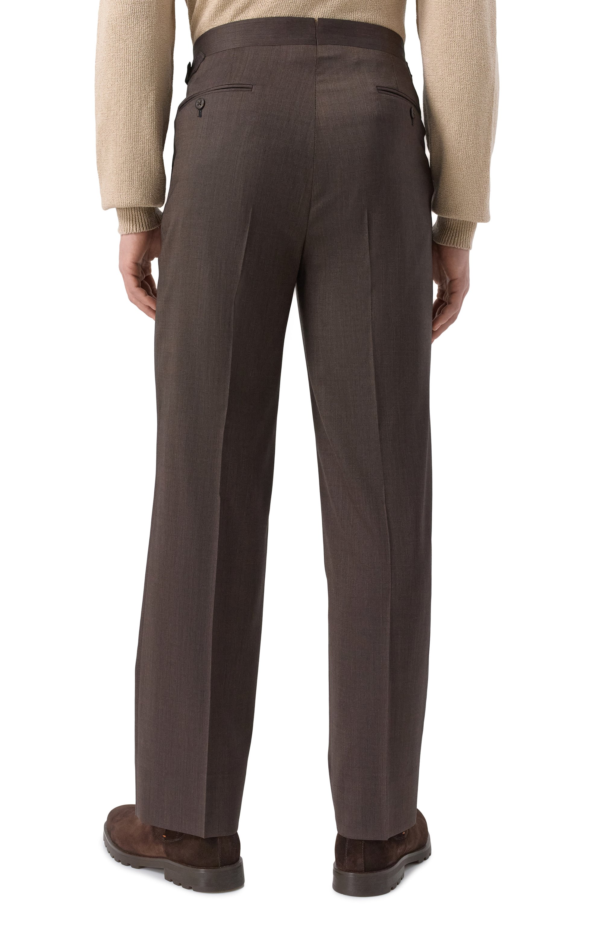 Шерстяные брюки CORNELIANI, арт. 254L26-2518570, фото 4