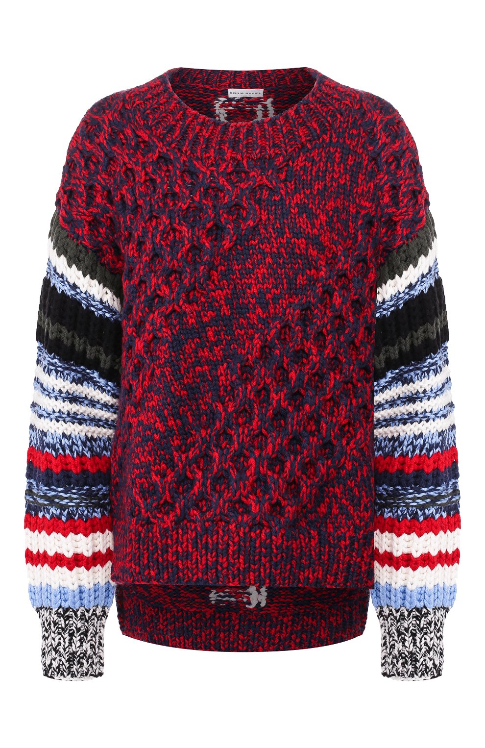 Шерстяной свитер SONIA RYKIEL разноцветного цвета по цене 107000 руб., арт. 13192818-GB, фото 1 Шерстяной свитер SONIA RYKIEL, арт. 13192818-GB, фото 1