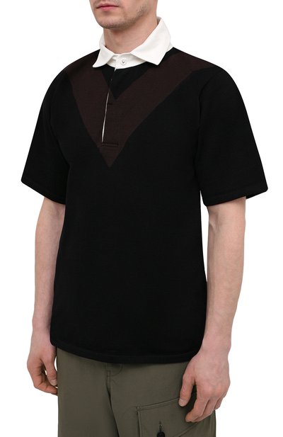 Хлопковое поло BOTTEGA VENETA, арт. 648838/V0C30, фото 3