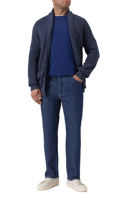Мужская хлопковая футболка BRUNELLO CUCINELLI, арт. M0B137427