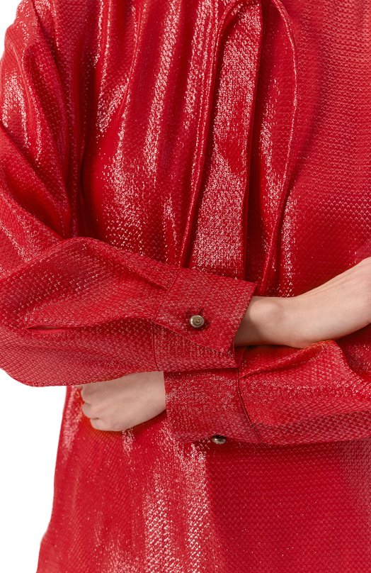 Шелковая блузка Giorgio Armani GW002564/TE20005 Красный  GW002564/TE20005 Фото 5