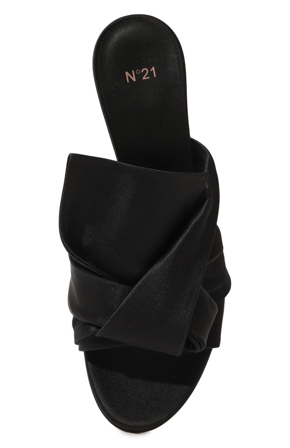 Текстильные мюли N21, арт. 23ECSXNV15221/B0W, фото 6