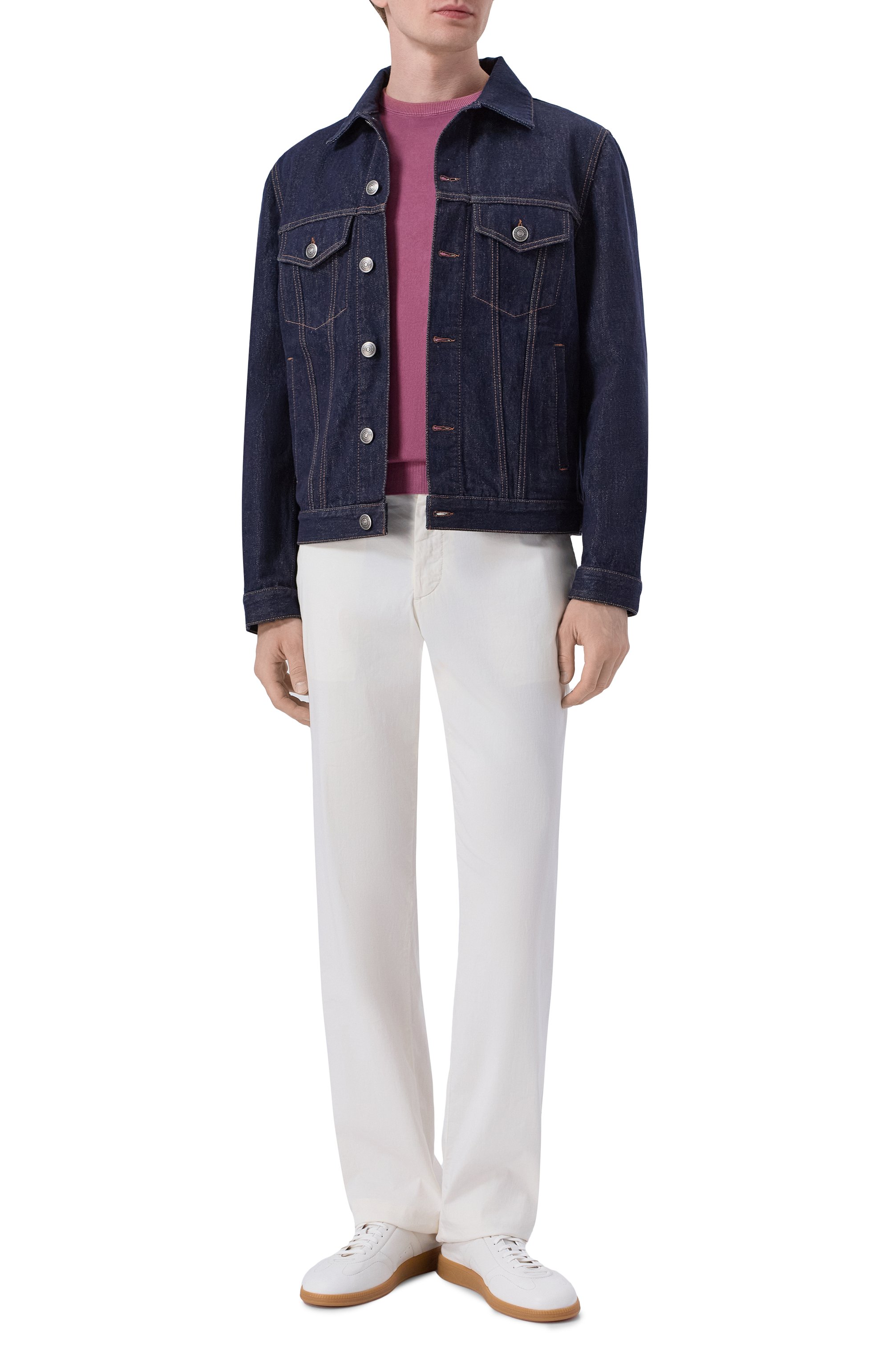 Хлопковый джемпер ANDREA CAMPAGNA, арт. M5426-8051, фото 2