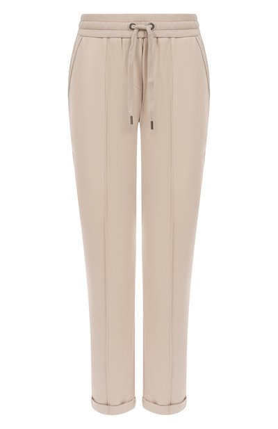 Женские хлопковые брюки BRUNELLO CUCINELLI, арт. MH827FB799