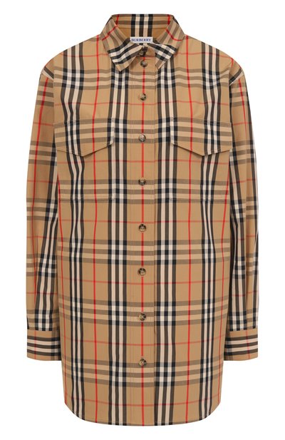 Женская хлопковая рубашка BURBERRY, арт. 8111851